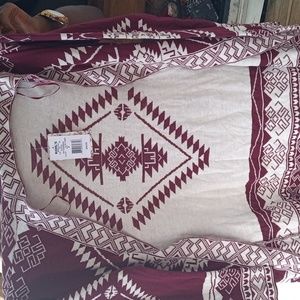 Brand-new pink republic sweater it's like a throw over